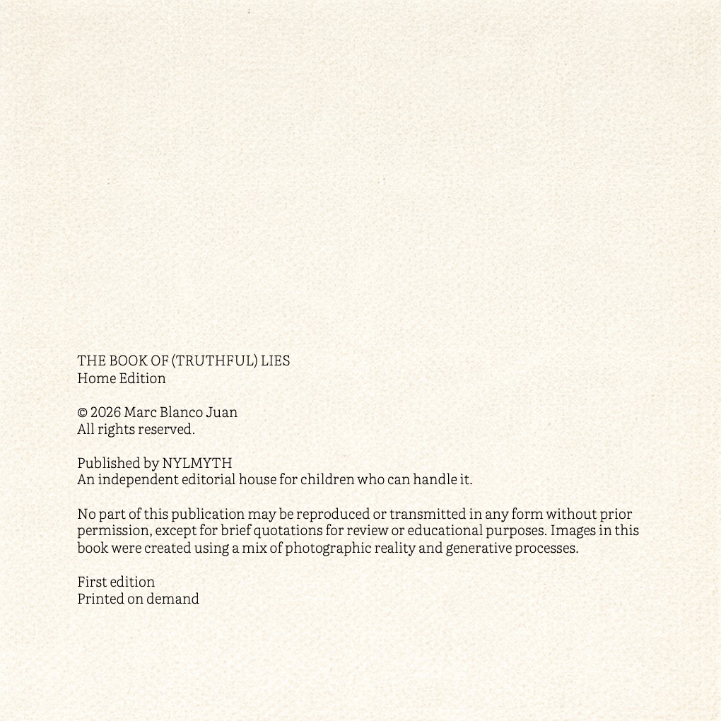 THE BOOK OF (TRUTHFUL) LIES - Home Edition - Image 3